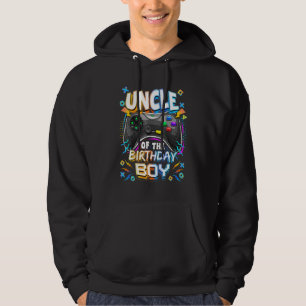 Gamer Uncle Of The Birthday Boy Uncle Gamer Birthd Hoodie