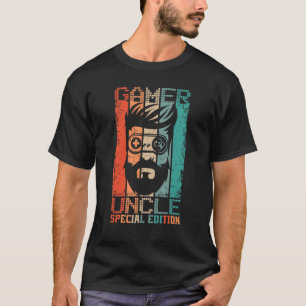 Gamer Uncle Retro Vintage Gaming Uncle Best Uncle T-Shirt