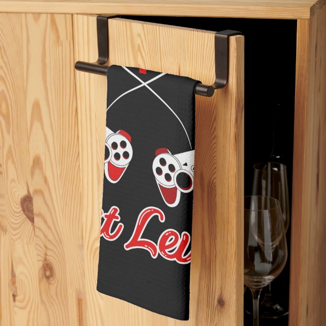 Gamer Valentine Kitchen Towel (Thirds Fold)