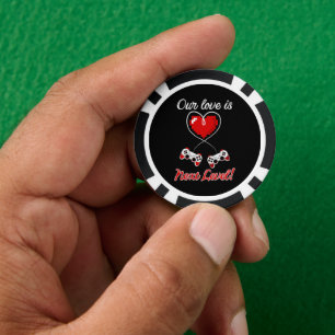 Gamer Valentine Poker Chips