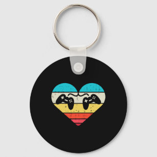 Gamer Valentines Day Men Boys Girl Kids Teen Gamin Key Ring