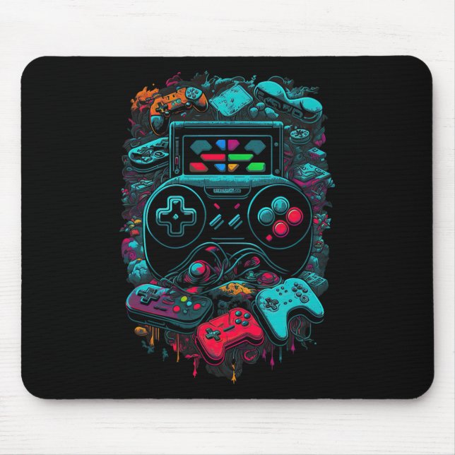 Gamer Video Game Controller 14  Mouse Mat (Front)