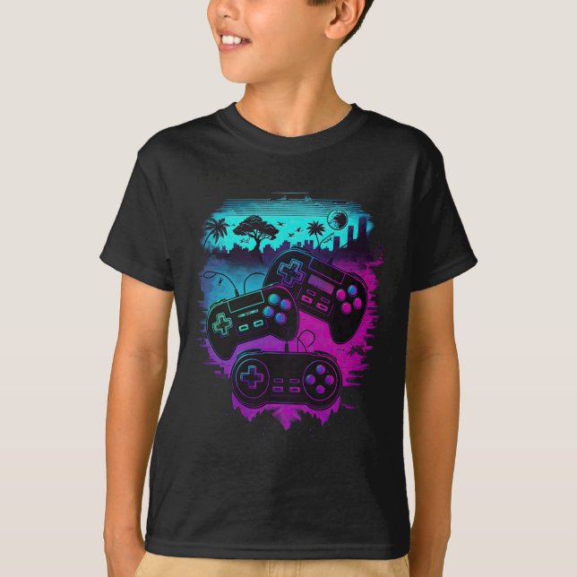 Gamer Video Game Controller 15  T-Shirt (Front)