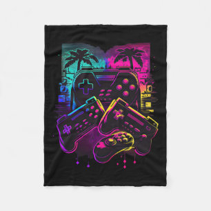 Gamer Video Game Controller 16 Fleece Blanket