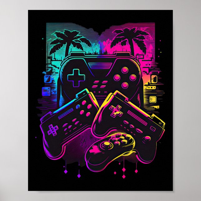 Gamer Video Game Controller 16  Poster (Front)