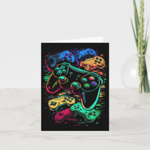 Gamer Video Game Controller 17  Card