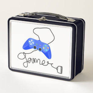  Gamer Video Game Controller  Metal Lunch Box