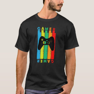 Gamer Video Game Player Boys Girls Teens Men Contr T-Shirt