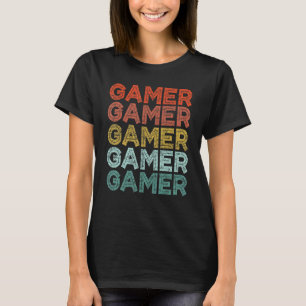 Gamer Vintage Retro 70's 80's Style Video Game Men T-Shirt