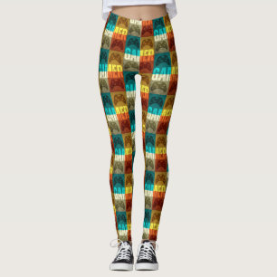 GAMER VINTAGE VIDEO GAME CONTROLLER  LEGGINGS