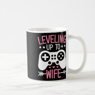 Gamer Wife Mum Levelling Up To Wife Gaming Bride A Coffee Mug