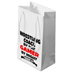 Gamer Wrestling Coach Small Gift Bag