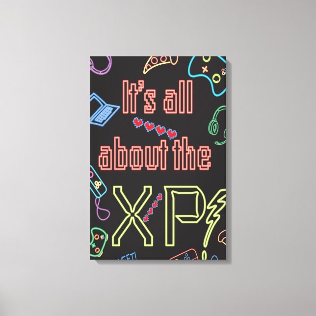 Gamer XP Canvas Print (Front)
