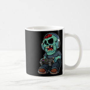 Gamer Zombie Lazy Halloween Costume Funny Gaming V Coffee Mug