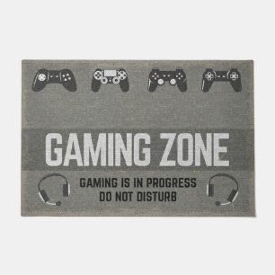 Gamer Zone Mat, Gaming Zone Decor Gamer Doormat
