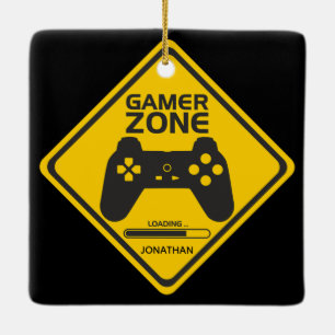 Gamer Zone Video Gaming Ornament