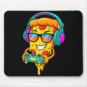 Gamer Zza Slice Video Gaming Boy Enthusiast Gamer  Mouse Mat