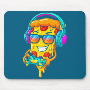 Gamer Zza Slice Video Gaming Boy Enthusiast Gamer  Mouse Mat