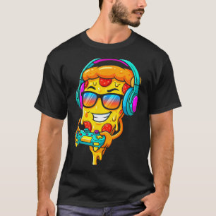 Gamer Zza Slice Video Gaming Boy Enthusiast Gamer  T-Shirt