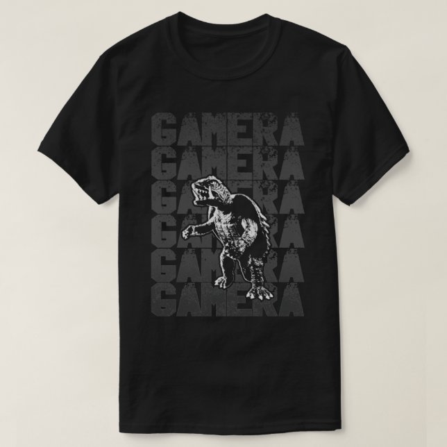 GAMERA TEXT FADE T-Shirt (Design Front)