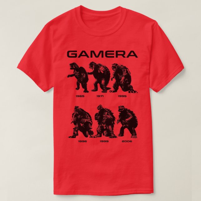 GAMERA YEARS T-Shirt (Design Front)