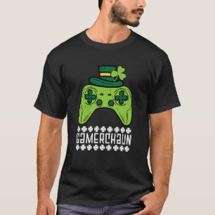 Gamerchaun Irish Gamer Paddys Men St Patrick Day B T-Shirt