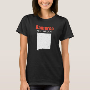 Gamerco Usa State America Travel New Mexican New M T-Shirt