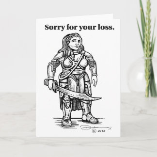 Gamer's Condolences Card