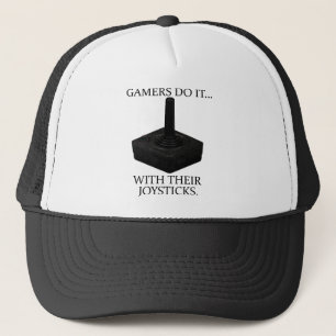 Gamers Do It... With Their Joysticks. Trucker Hat