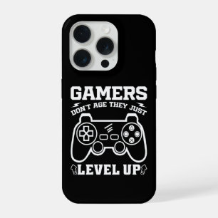 Gamers Don't Age They just Level Up Birthday Gamer iPhone 15 Pro Case