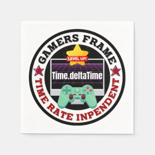 Gamers Frame - Time Rate Independant Napkin