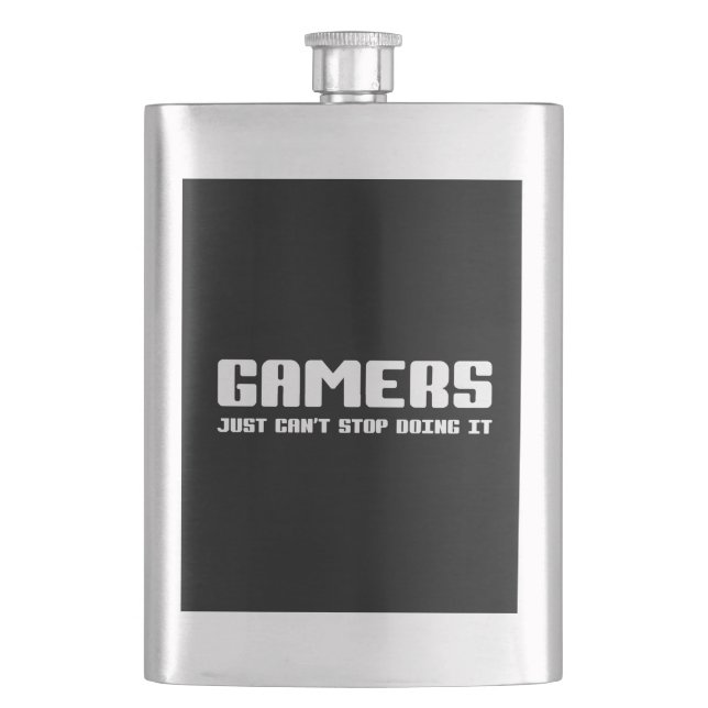 Gamers Hip Flask (Front)