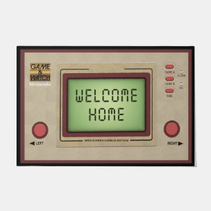 Gamers Home Doormat Vintage Look Doormat, Welcome