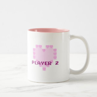 Gamers in Love - Player 2 Two-Tone Coffee Mug