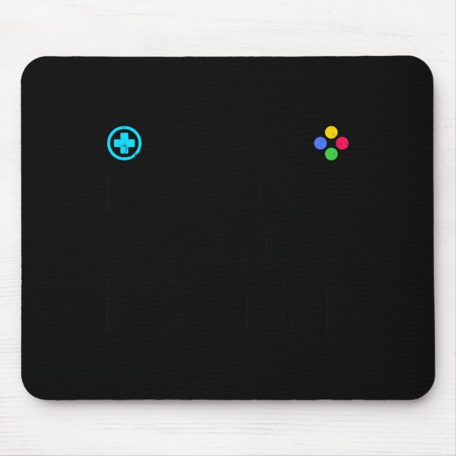 Gamers Never Quit We Simply Restart Funny Gaming S Mouse Mat (Front)