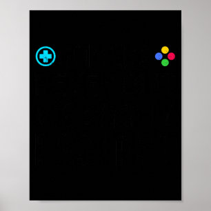 Gamers Never Quit We Simply Restart Funny Gaming S Poster