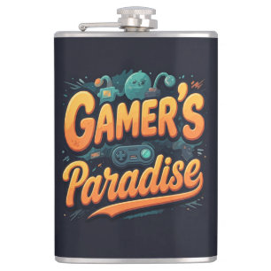 Gamer's Paradise Hip Flask