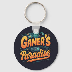 Gamer's Paradise Key Ring