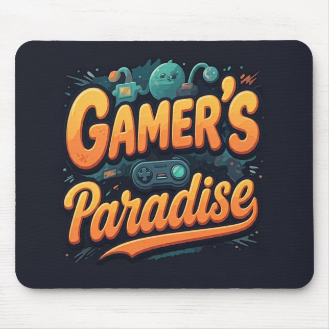 Gamer's Paradise  Mouse Mat (Front)