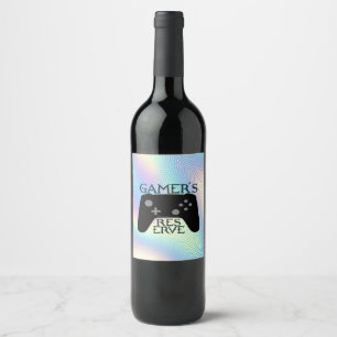 Gamer's Reserve Wine Label