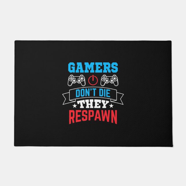 Gamers They Respawn Doormat (Front)