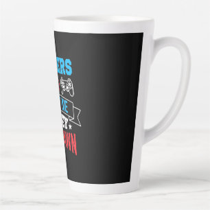 Gamers They Respawn Latte Mug