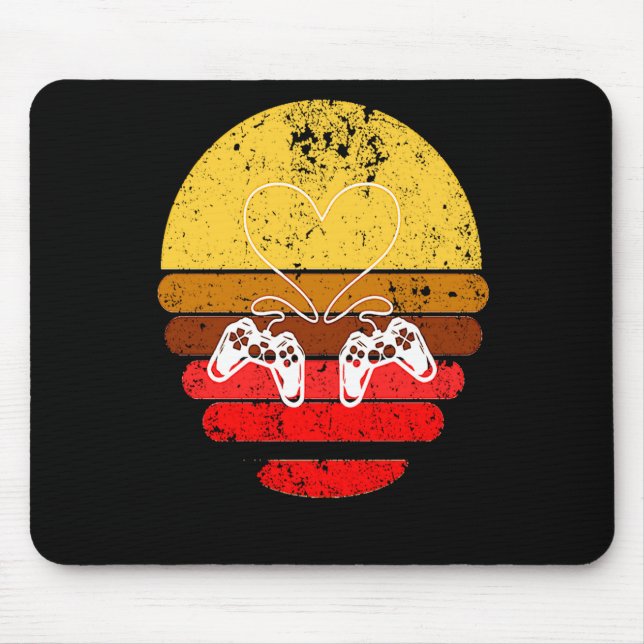 Gamers Valentine Valentines Day For Gamers 1  Mouse Mat (Front)