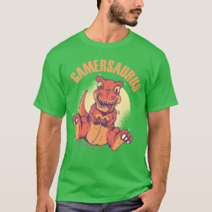 Gamersaurus Gaming Dinosaur LittleRe Gamer Gift re T-Shirt