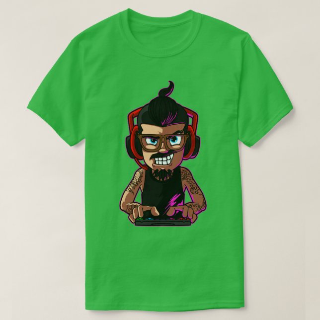 Games Addict T-Shirt (Design Front)