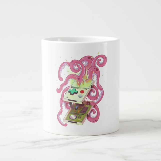 Games Console Monster Large Coffee Mug (Front)