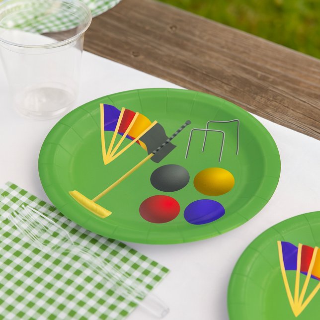 Games Of Croquet Paper Plates (Creator Uploaded)