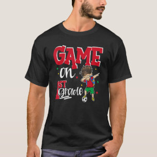 Games On 1st Grade Boys Dabbing Soccer First Day O T-Shirt