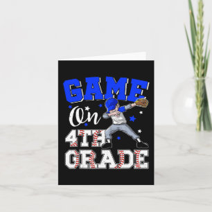 Games On 4th Grade Boy Dabbing First Day Of Schoo Card