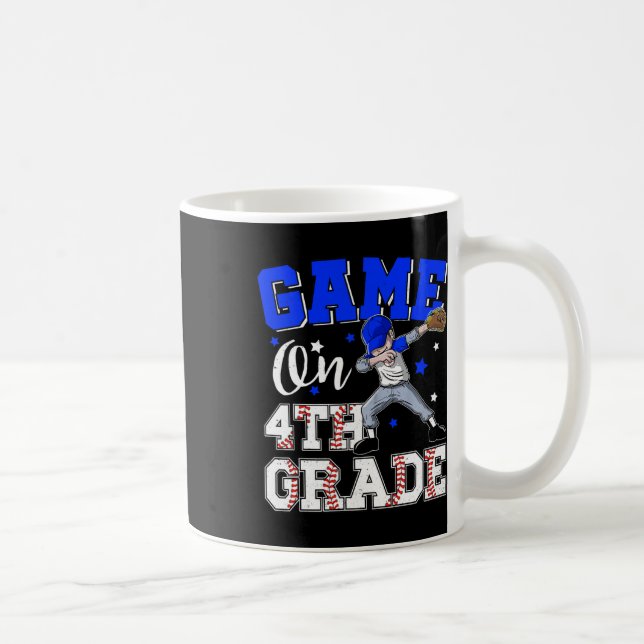 Games On 4th Grade Boy Dabbing First Day Of School Coffee Mug (Right)